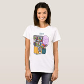 Candy Cartoon Illustration T-Shirt (Vorne ganz)