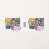 Candy Cartoon Illustration Yogamatte (Vorderseite (Horizontal))
