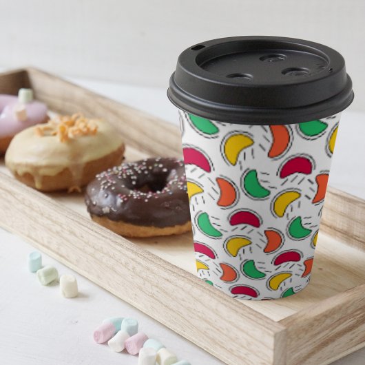 Candy Cartoon Pattern Pappbecher
