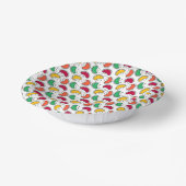 Candy Cartoon Pattern Pappteller (Gewinkelt)