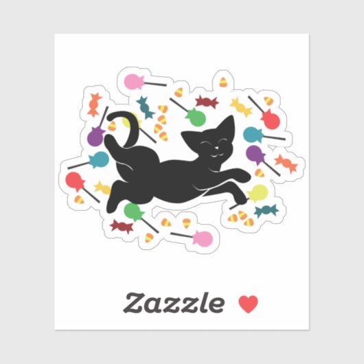 Candy Cat Aufkleber (Blatt)