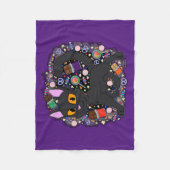 Candy Cat Fleecedecke (Vorderseite)