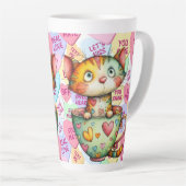 Candy Cat Valentine Milchtasse (Rechte Ecke)