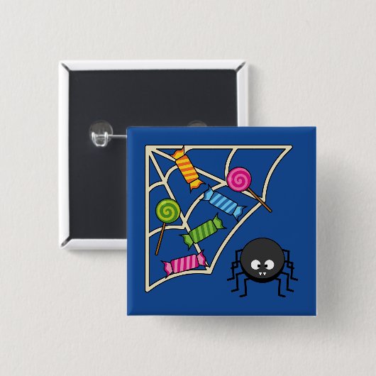 Candy Catcher Spider Button (Vorne & Hinten)