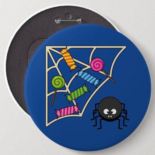 Candy Catcher Spider Button (Vorne & Hinten)