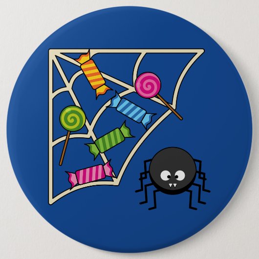 Candy Catcher Spider Button (Vorderseite)