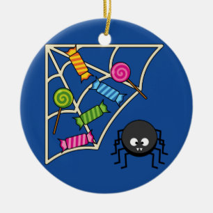 Candy Catcher Spider Keramik Ornament