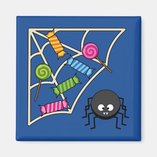 Candy Catcher Spider Magnet (Vorne)