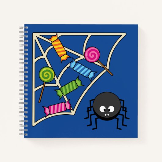 Candy Catcher Spider Notizblock (Vorderseite)
