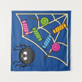 Candy Catcher Spider Wandteppich (Vorderseite (Horizontal))