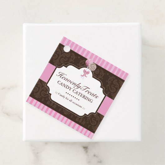 Candy Caterer Verpackungsaufkleber Geschenkanhänger (Beispiel)