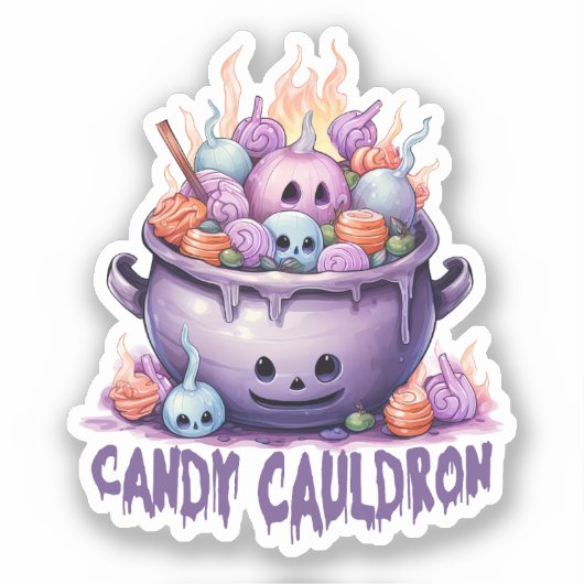 Candy Cauldron Aufkleber (Vorderseite)
