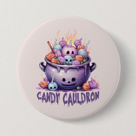 Candy Cauldron Button (Vorderseite)