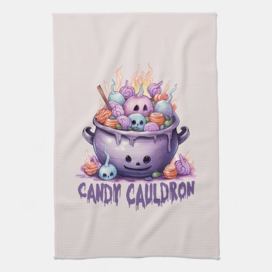 Candy Cauldron Geschirrtuch (Vertikal)