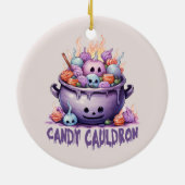 Candy Cauldron Keramik Ornament (Hinten)