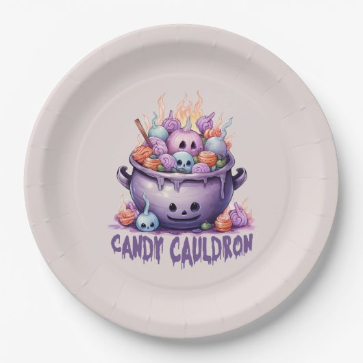 Candy Cauldron Pappteller (Vorderseite)