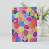 Candy Cfarbene Blume Flat Card Karte (Stehend Vorderseite)