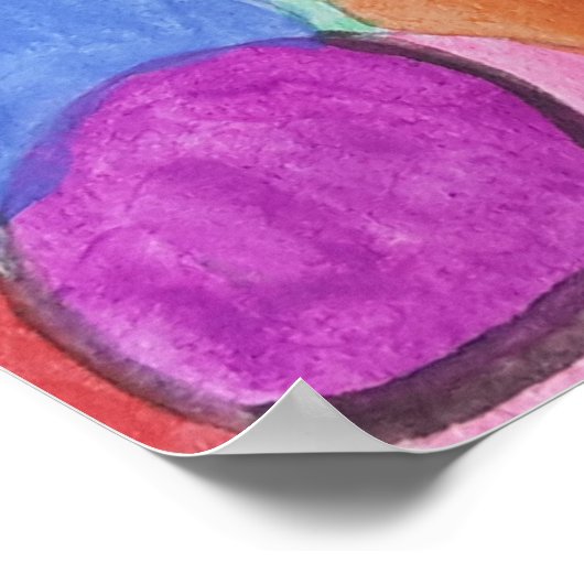 Candy Cfarbred Blume Poster (Ecke)