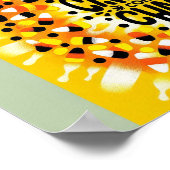 Candy Chaos: Halloween Krawatte Dye Poster (Ecke)
