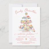 Candy Charcuterie Tiered Tray Brautparty Einladung (Vorderseite)