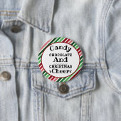 Candy Chocolate und Weihnachtsschmuck Button (Beispiel)