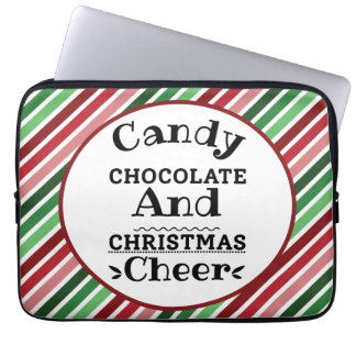 Candy Chocolate und Weihnachtsschmuck Laptopschutzhülle