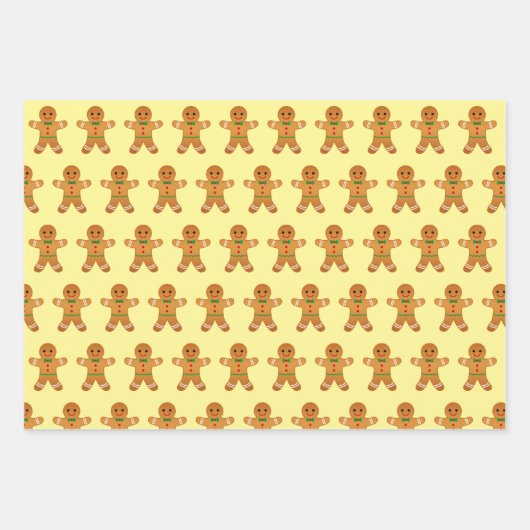 Candy Christma: Fun Lavender, Pink & Yellow Geschenkpapier Set (Vorderseite)