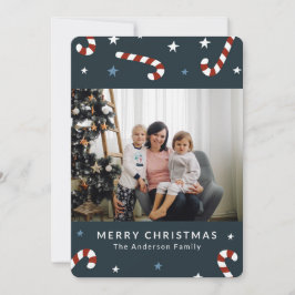 Candy Christmas Grußkarte Feiertagskarte