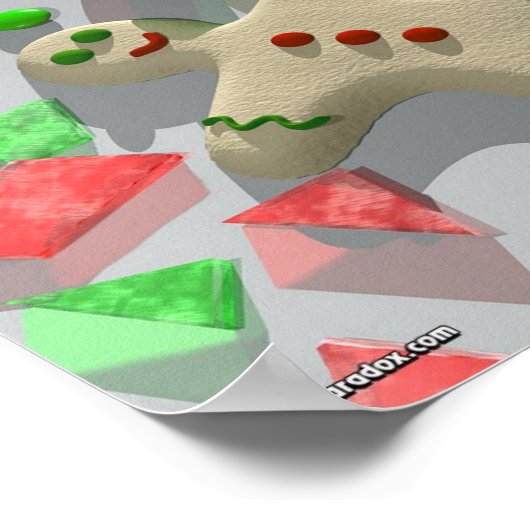 Candy Christmas Poster (Ecke)