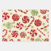 Candy Christmas Sweet Holiday Geschenkpapier Set (Vorderseite)