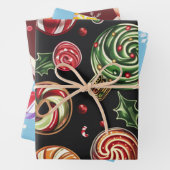 Candy Christmas Sweet Holiday Geschenkpapier Set (Beispiel)