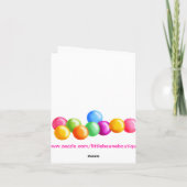 Candy Circus Mitteilungskarten (Rückseite)