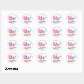 Candy Circus Stickers - Bat Mitzvah (Blatt)