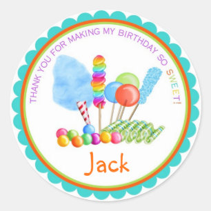 Candy Circus Stickers - Jungenfarben
