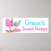 Candy Circus Sweet Shoppe Banner Poster (Vorne)