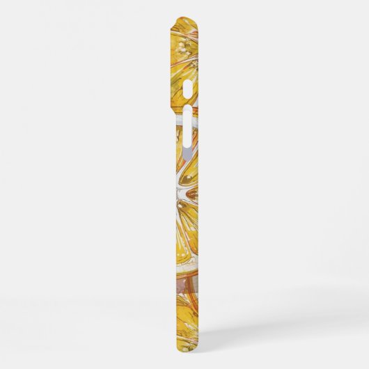Candy Citrus Swirl  – Fun Retro Citrus Candy  iPhone Hülle (Linke Seite)