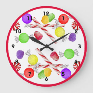 Candy Clock Große Wanduhr