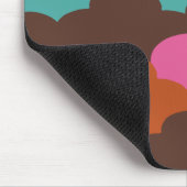 Candy Clouds benutzerdefiniertes Monogramm-Mousepa Mousepad (Ecke)