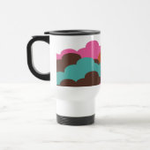 Candy Clouds kundenspezifische Monogramm-Tasse Reisebecher (Links)