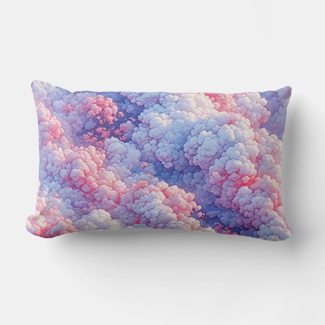 Candy Cloudscape - Throw Pilliow Lendenkissen (Vorderseite)