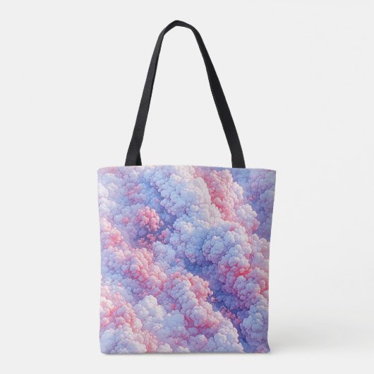 Candy Cloudscape - Tote Bag Tasche (Rückseite)