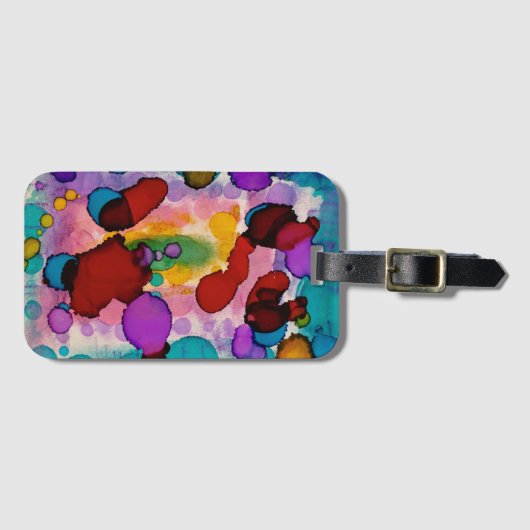 Candy Clown Gepäckanhänger (Vorderseite (Horizontal))