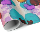 Candy Clown Geschenkpapier (Rolleneckpunkt)