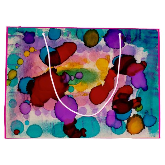 Candy Clown Große Geschenktüte (Rückseite)