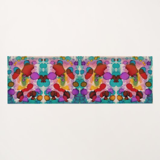 Candy Clown Yogamatte (Rückseite (Horizontal))