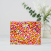 Candy Coated Licorice Bits Postkarte (Stehend Vorderseite)