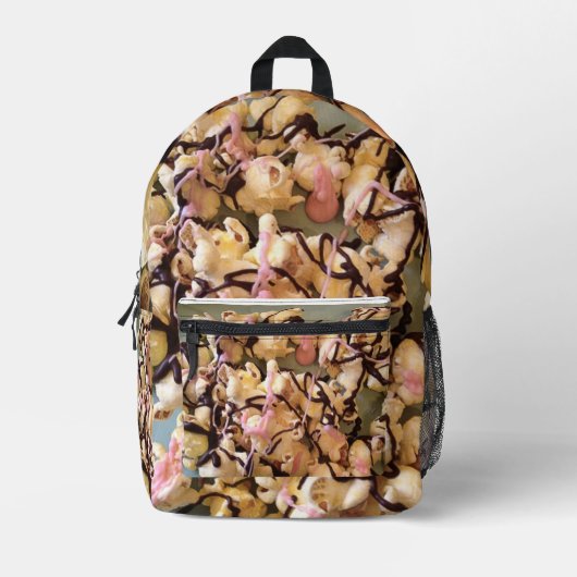Candy Coated Popcorn Bedruckter Rucksack (Vorderseite)