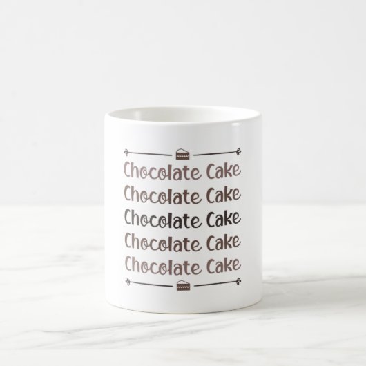 Candy Cocoa Chocolate Cake Day Süßes Liebe Geschen Kaffeetasse (Mittel)
