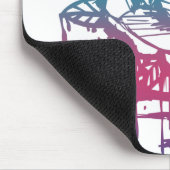 Candy Color Rose Mousepad (Ecke)