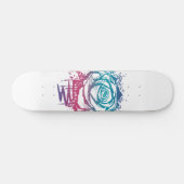 Candy Color Rose Skateboard (Horizontal)